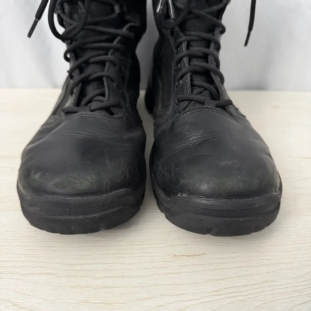 Danner Lookout Side Zip 8in Boots Mens Size 10 Black Tactical Work Police